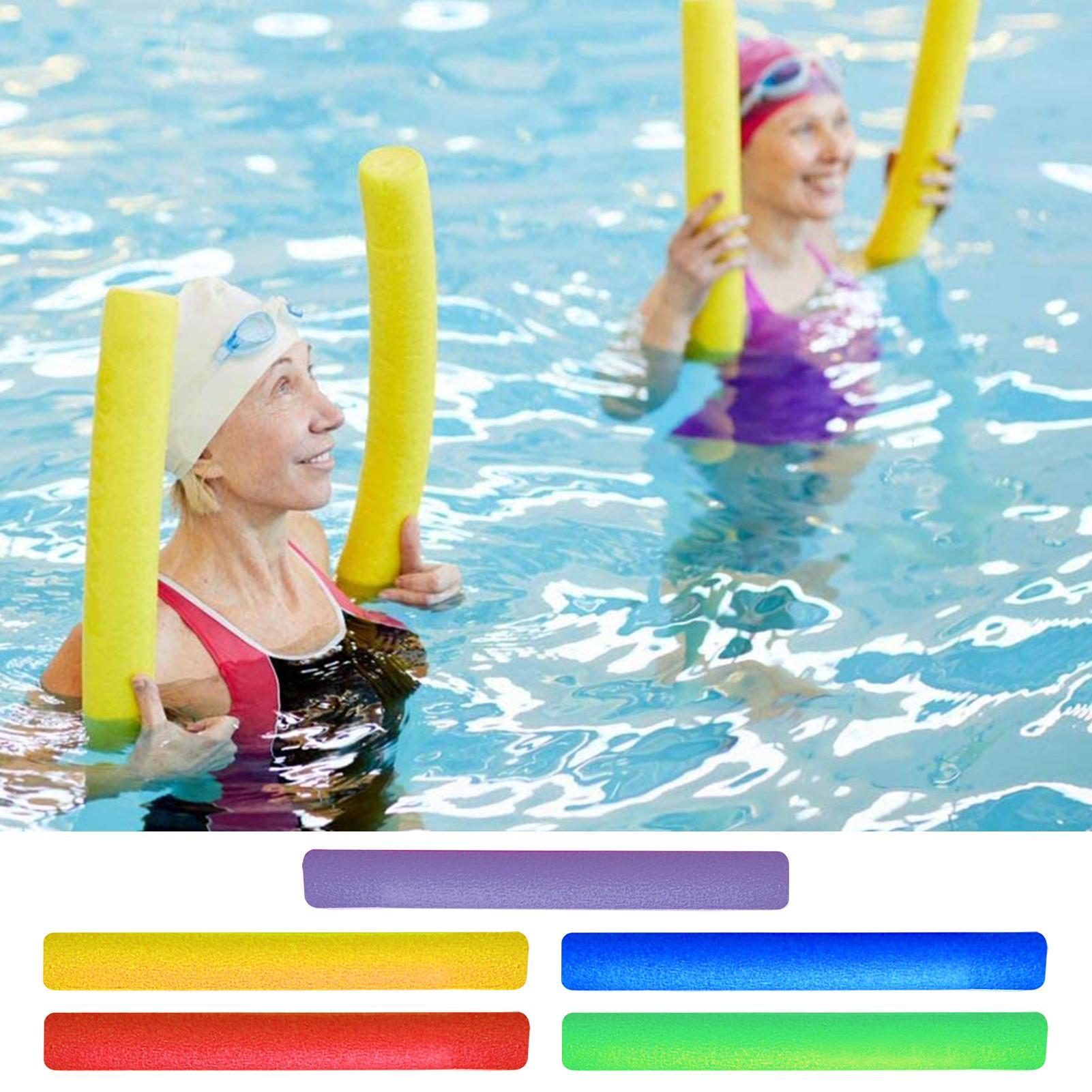 Foam Pool Noodle - 新しいマルチカラー水泳プール用フォームヌードルフロート補助具、スイムヌードルリング浮力スティック、水泳補助トレーニング初心者向け