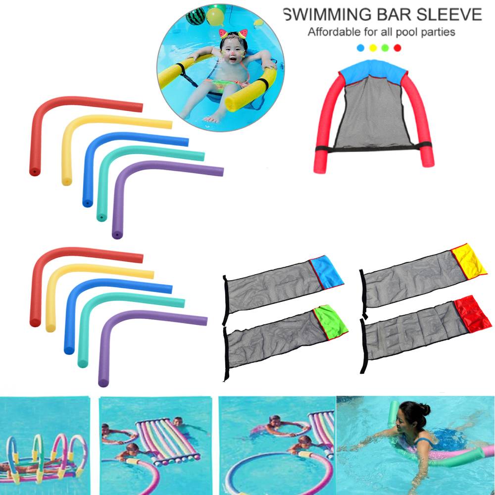Foam Pool Noodle - スイミングプールヌードルスティック子供浮力スティック水泳補助フォームスティックカラフルなフロート補助固体フォーム子供大人のプールアクセサリー