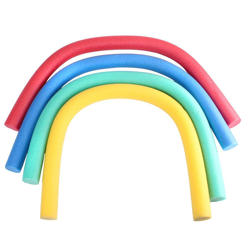 Foam Pool Noodle - 1Pc ヌードルリング浮力スティック水泳補助トレーニング初心者用ランダムカラースイミングプールフォームヌードルフロート補助水泳