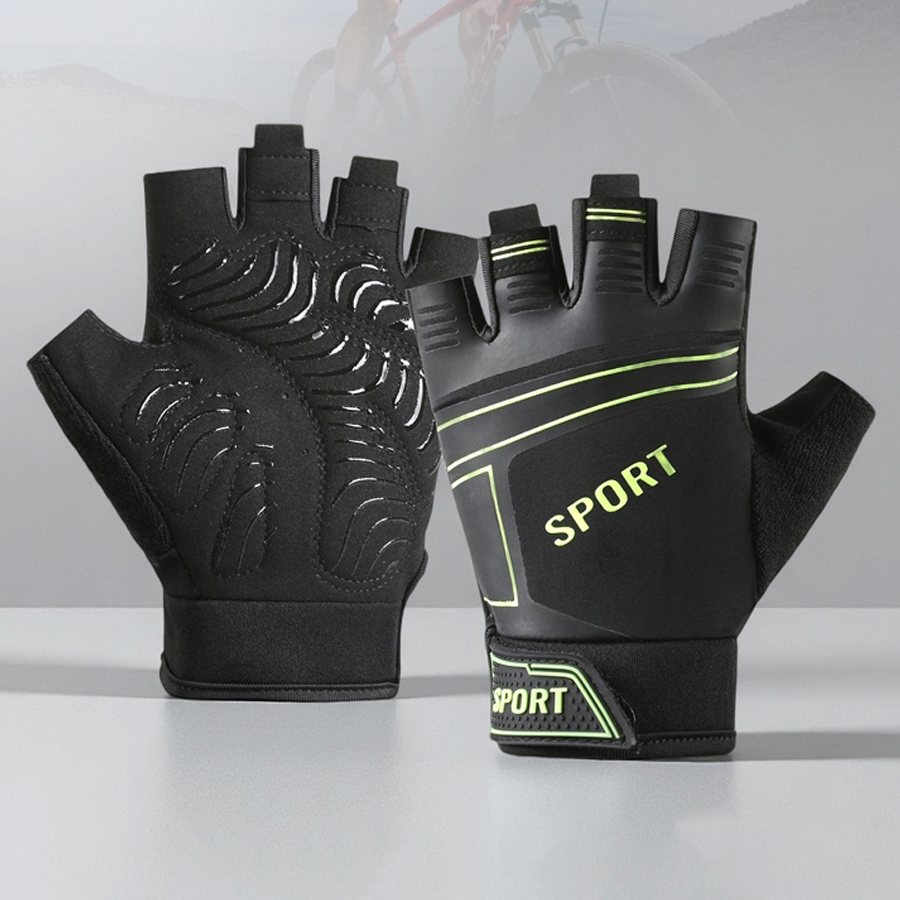 Name Sports Equipment - 通気性のある滑り止めスポーツグローブスピニングバイクフィットネス機器トレーニング屋外耐摩耗性サイクリンググローブ