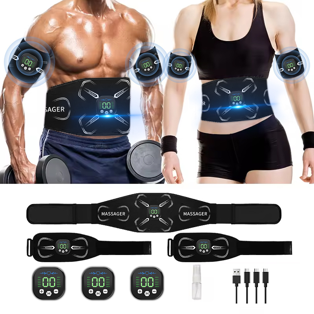 Sports Equipment Meaning - EMS 筋肉刺激装置腹部トレーナー腹筋トナー腕腹脚エクササイズワークアウト減量脂肪燃焼ホームジムフィットネス機器