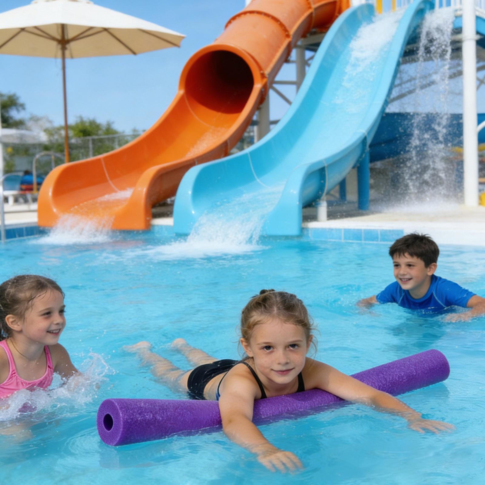フォームスイムヌードル、中空大型エクササイズ補助具、プールヌ - Foam Pool Noodle のレビューと価格