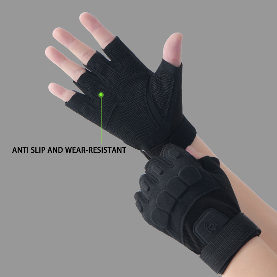 狩猟トレーニンググローブ ハーフフィンガーグローブ 通気性  - Name Sports Equipment のレビューと価格