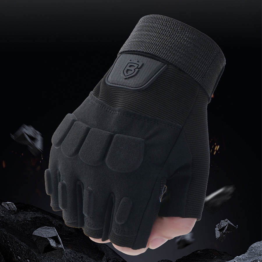 狩猟トレーニンググローブ ハーフフィンガーグローブ 通気性  - Name Sports Equipment のレビューと価格