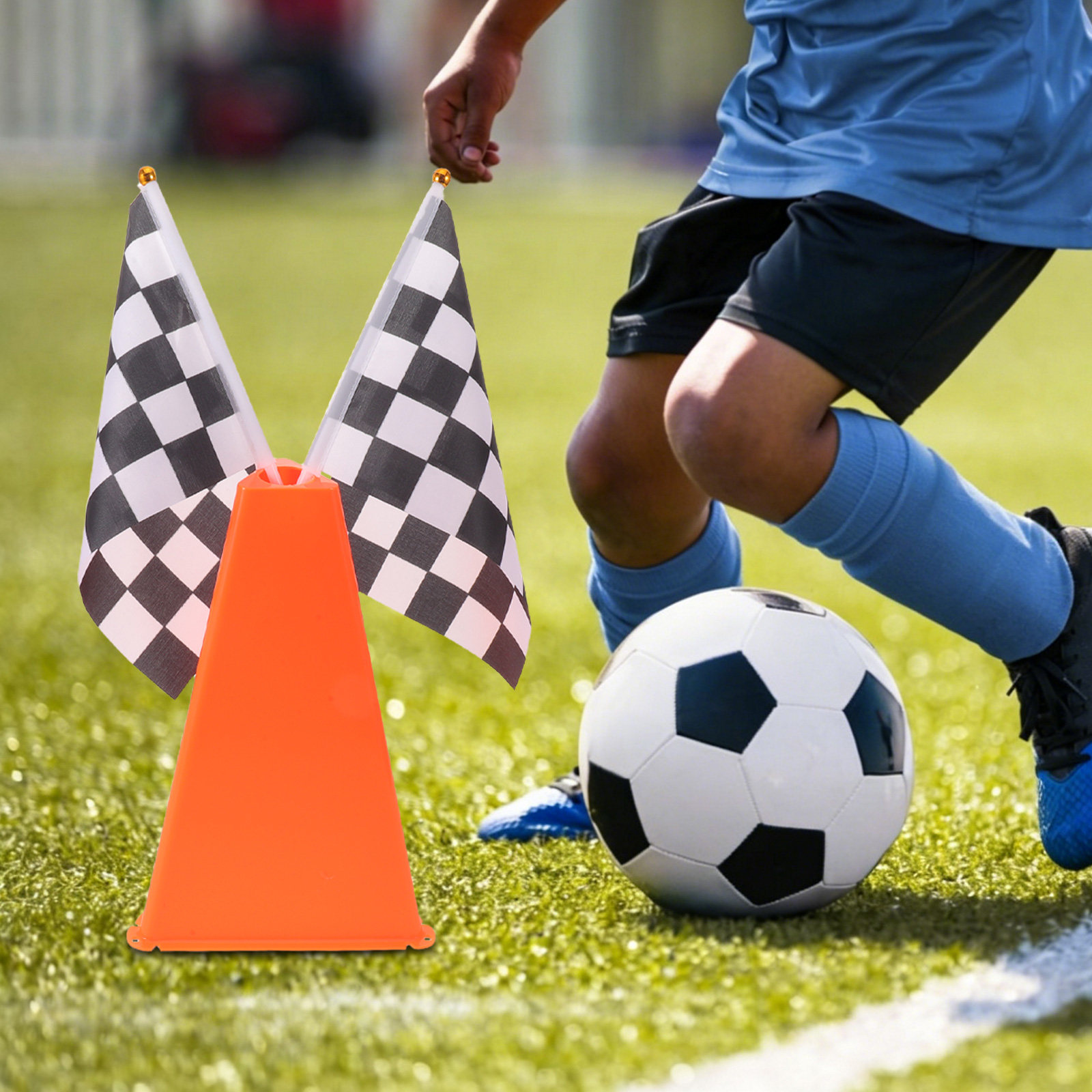 4セット サッカー トレーニングアジリティコーン プラスチッ - Football Training Cone のレビューと価格