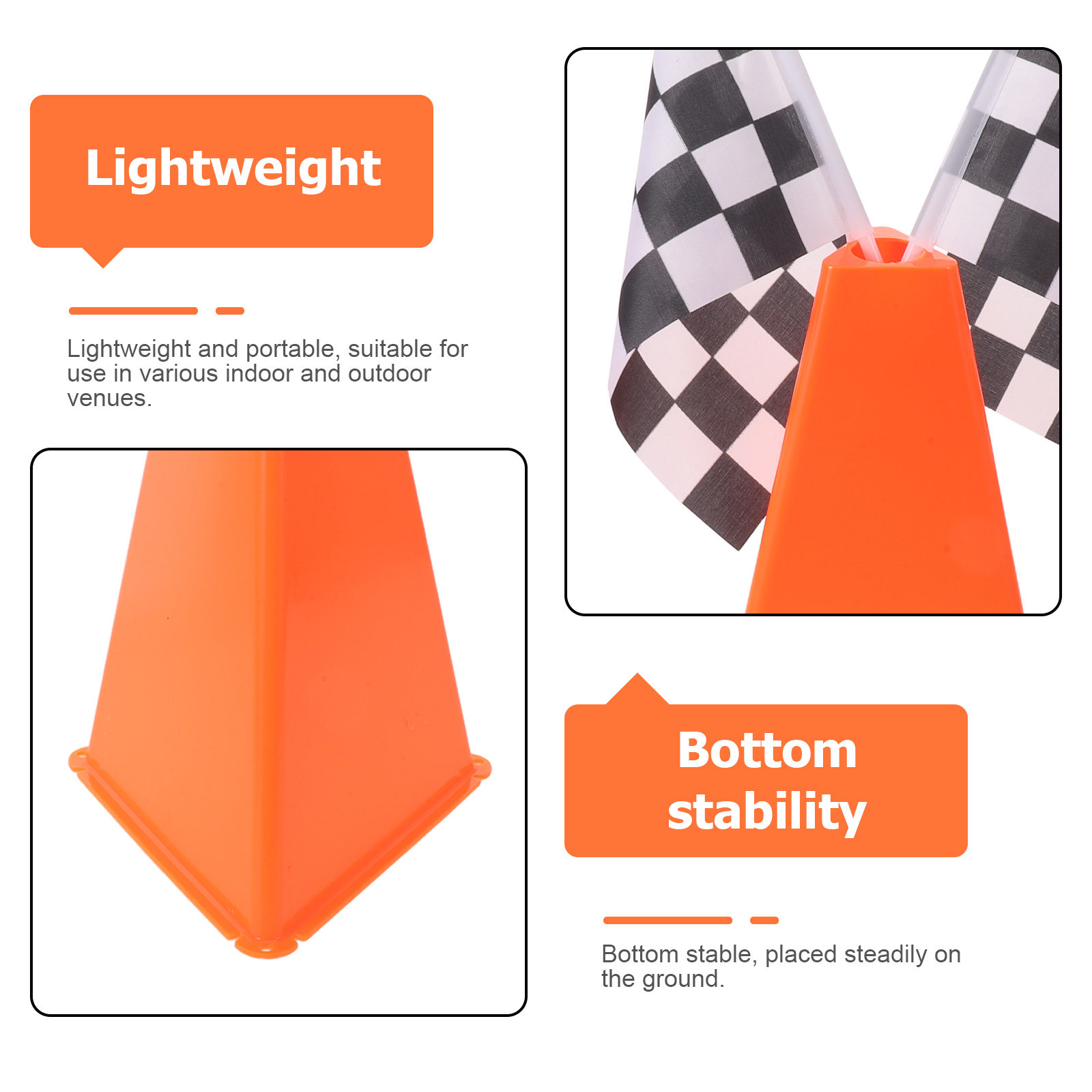 4セット サッカー トレーニングアジリティコーン プラスチッ - Football Training Cone のレビューと価格