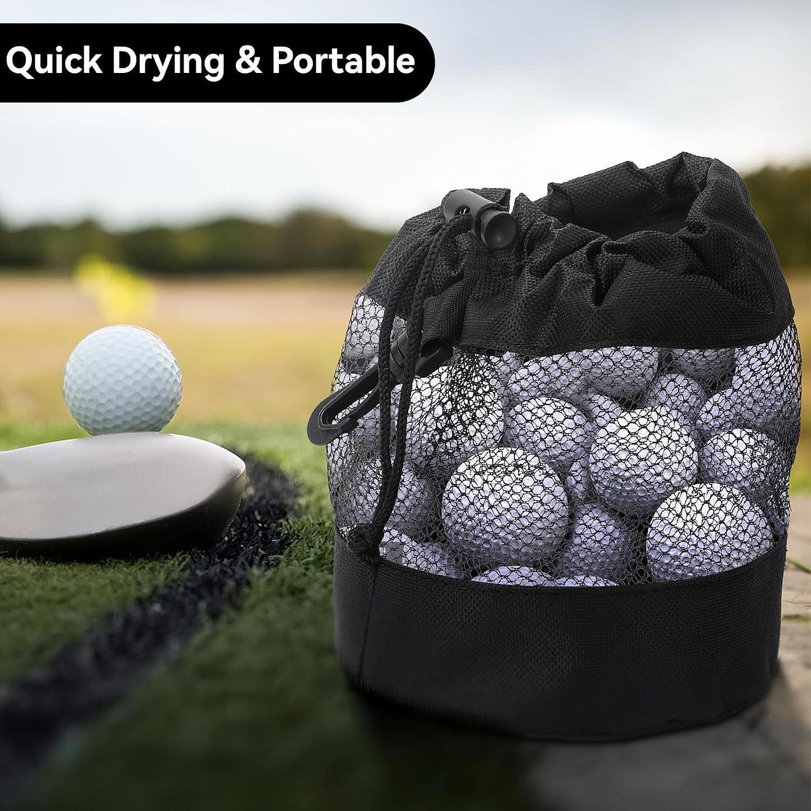 ゴルフボール巾着バッグキャリアクラスプフック付きスポーツ用品 - Sports Equipment Store のレビューと価格