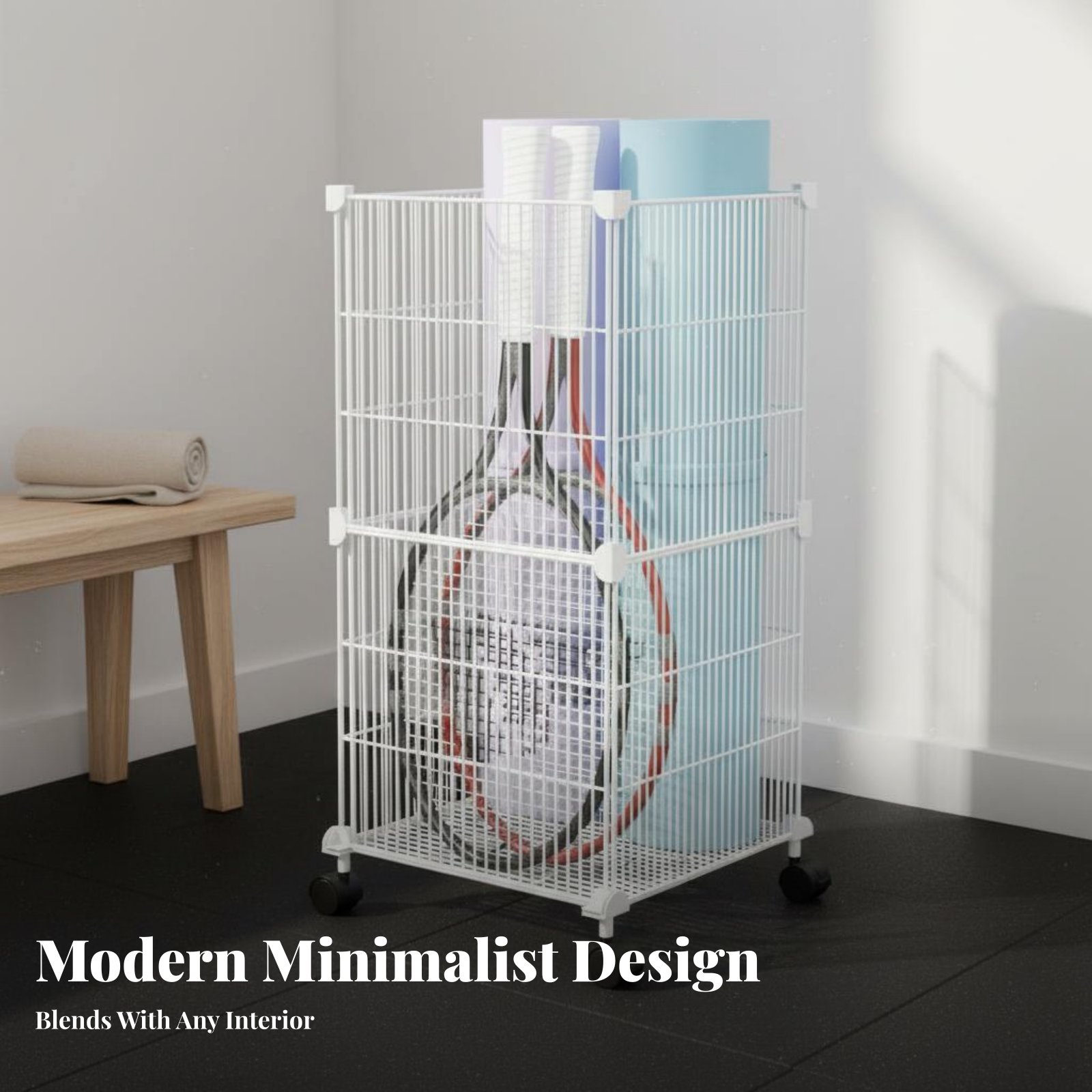 スポーツ用品収納カート 頑丈なスポーツギアオーガナイザーラッ - Sports Equipment Cart のレビューと価格