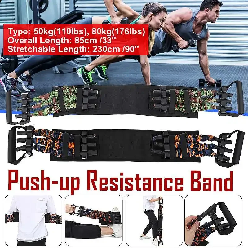 取り外し可能なベンチプレス抵抗バンド,筋肉ビルダー,腕のエキ - Sports Equipment Meaning のレビューと価格