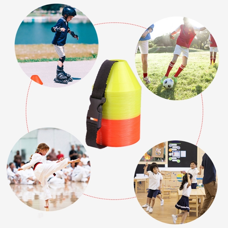 サッカースポーツ24bd用の10個のマークディスクサッカーコ - Football Training Cone のレビューと価格
