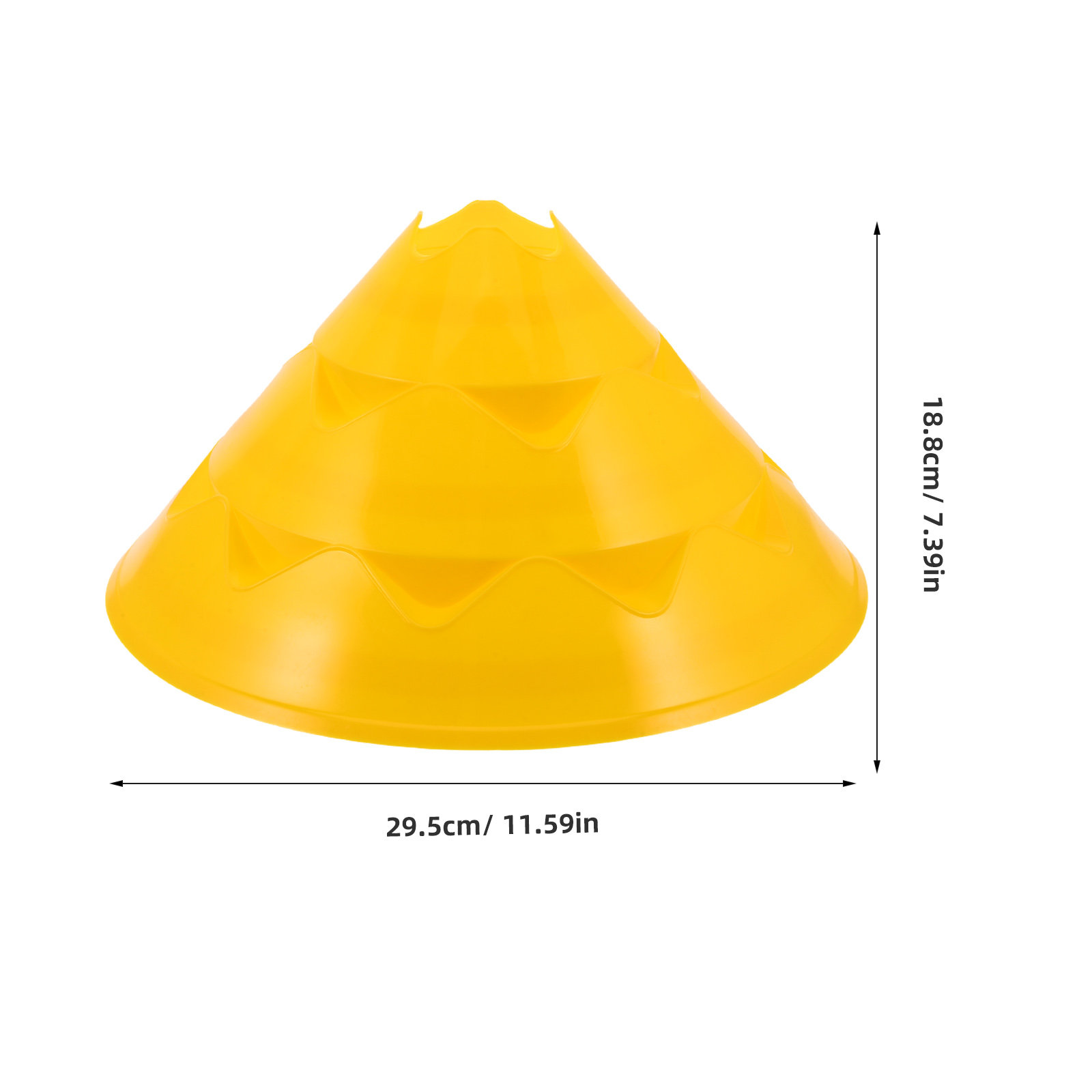 6個入りサッカートレーニングコーン 11.59x7.39cm - Football Training Cone のレビューと価格