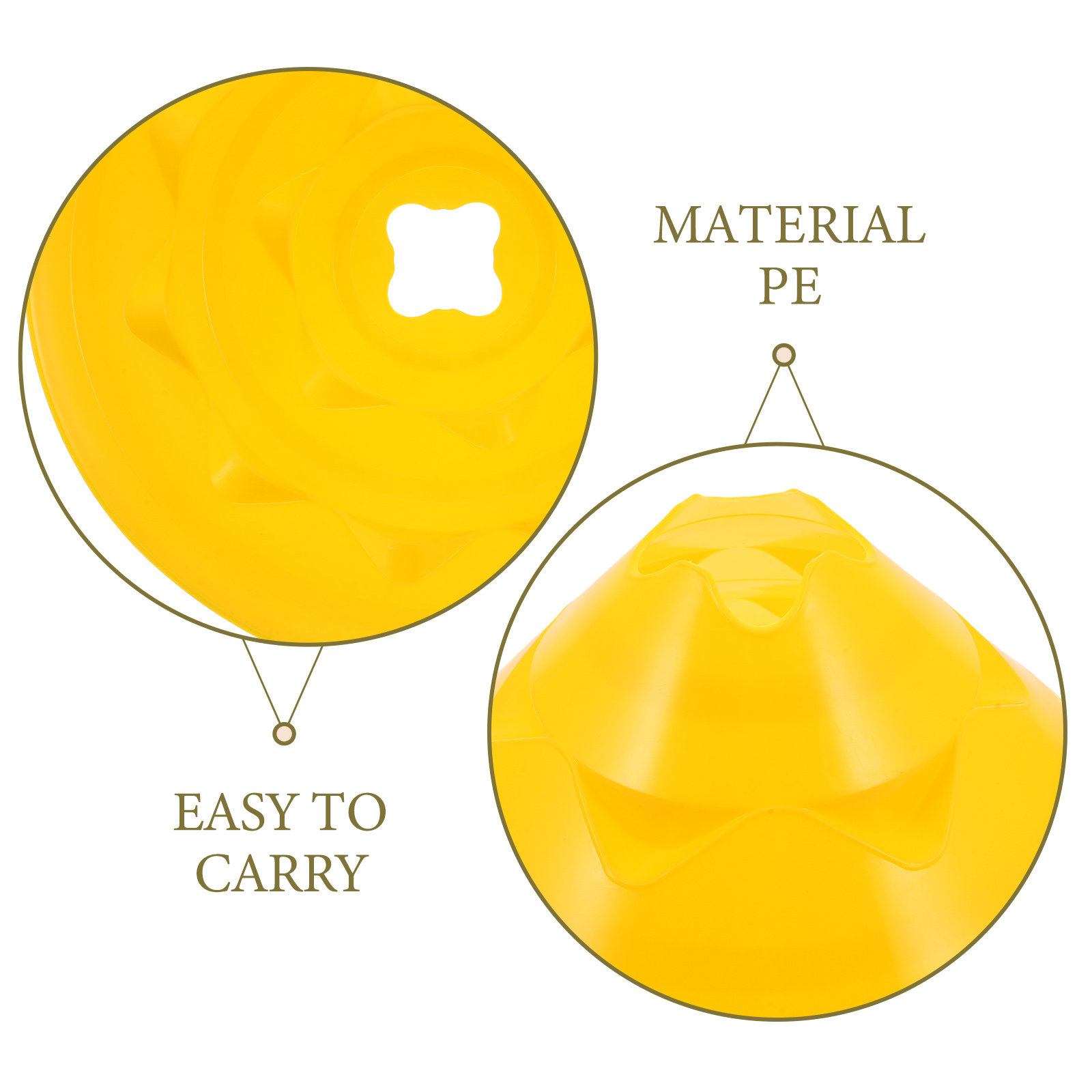6個入りサッカートレーニングコーン 11.59x7.39cm - Football Training Cone のレビューと価格