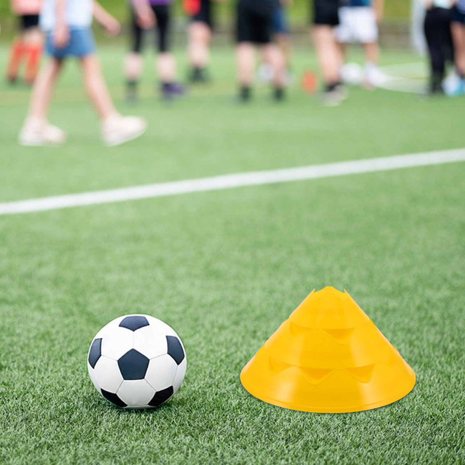 6個入りサッカートレーニングコーン 11.59x7.39cm - Football Training Cone のレビューと価格