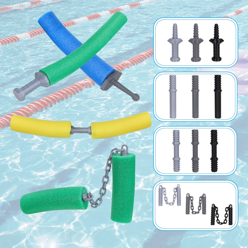 屋外浮力プールヌードルソード、フローティングウォータースワー - Foam Pool Noodle のレビューと価格