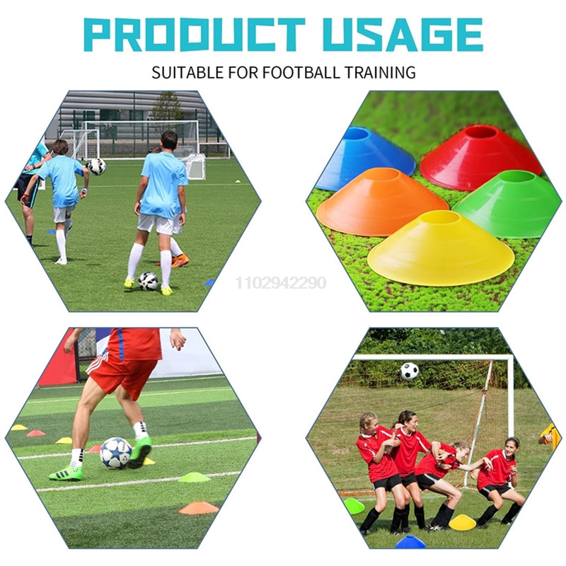 キャリングバッグとホルダー付きの敏捷性サッカーコーン,トレー - Football Training Cone のレビューと価格
