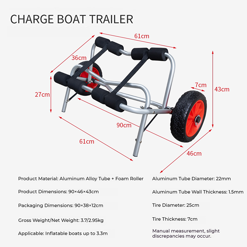 ポータブル折りたたみカヤックトロリー、ユニバーサルカヌーハン - Sports Equipment Cart のレビューと価格