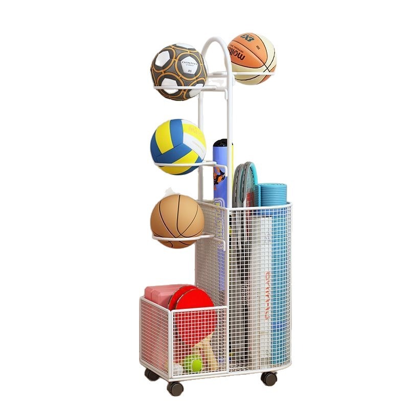 家庭用スポーツ収納ラック、バスケットボール・バドミントンラケ - Sports Equipment Badminton のレビューと価格