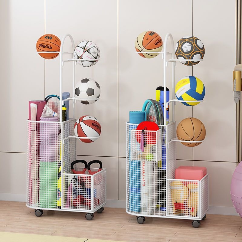 家庭用スポーツ収納ラック、バスケットボール・バドミントンラケ - Sports Equipment Badminton のレビューと価格