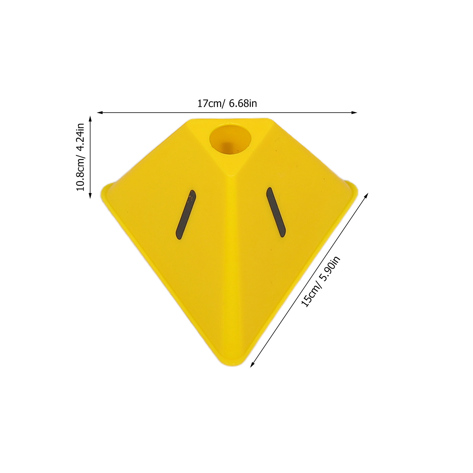 10個入りサッカー練習用マーカーコーン、番号付き三角形アジリ - Football Training Cone のレビューと価格